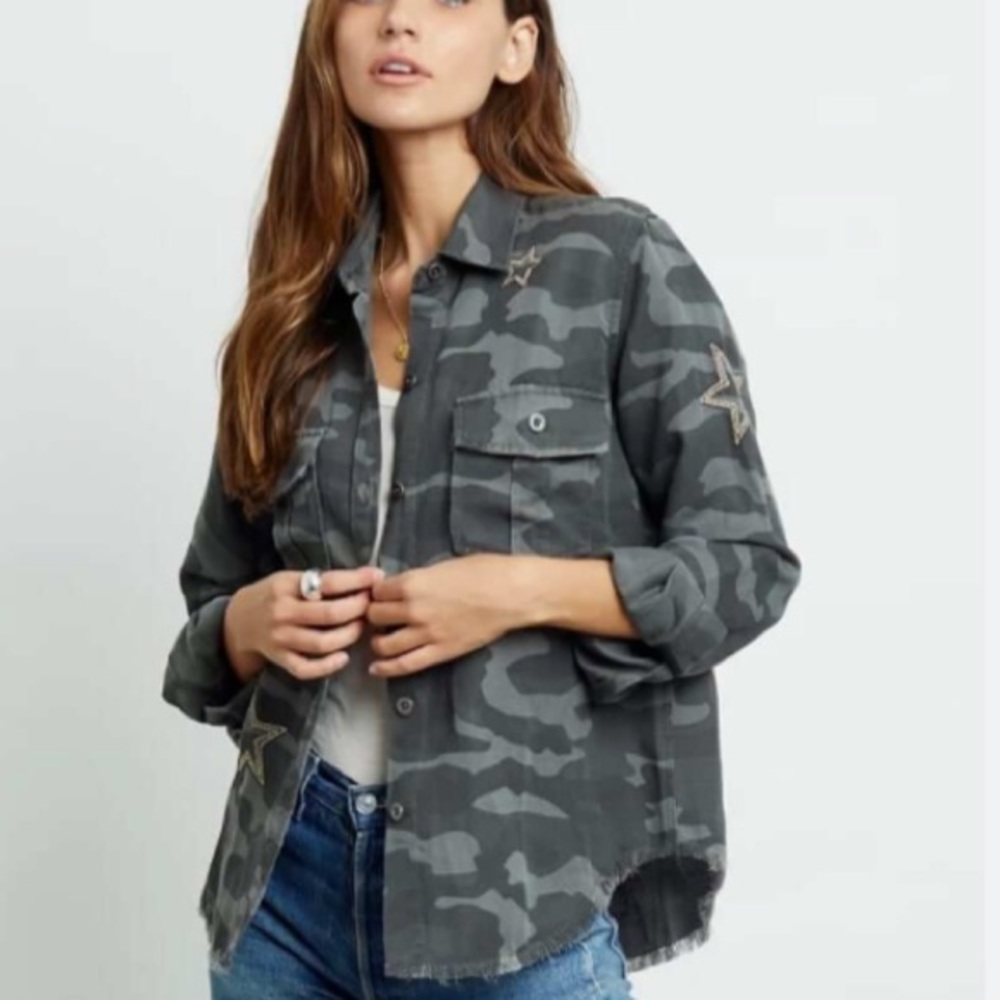 Rail Loren Charcoal Camo Star